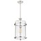 Nuvo Yorktown 1-Light Pendant - Polished Nickel Finish - Clear Glass 60/7955 - alternate 1